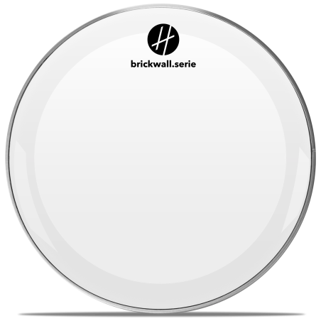 Peau de batterie HEATS - BRICKWALL.SERIE transparente - Tom 12"