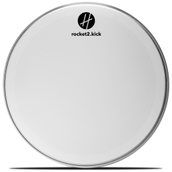 Peau de batterie HEATS - ROCKET2.KICK sablée - Grosse Caisse 20"