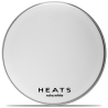 Peau de batterie HEATS - ECHO.WHITE sablée - Grosse Caisse 24"