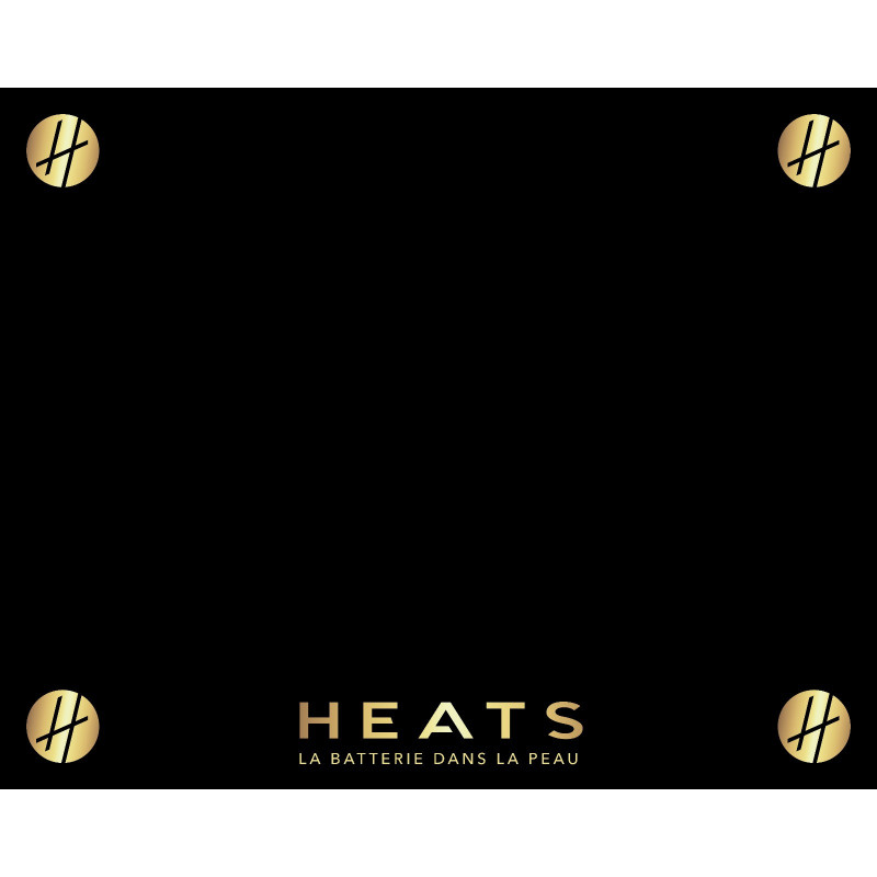Heats - Tapis de batterie 140x180cm - Big H