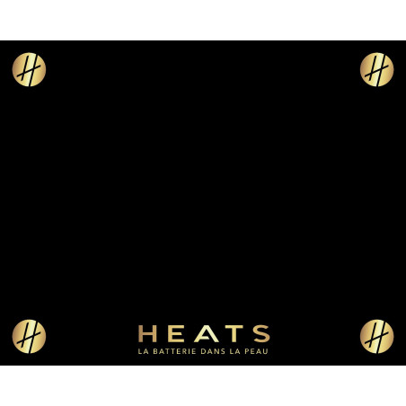 Heats - Tapis de batterie 140x180cm - Big H