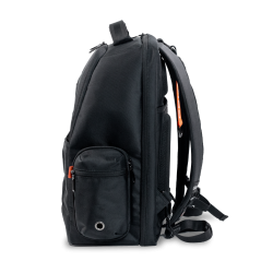 Gruv Gear - Club Bag Flight-Smart Tech Backpack (Classic noir/orange)