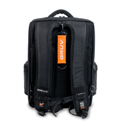 Gruv Gear - Club Bag Flight-Smart Tech Backpack (Classic noir/orange)