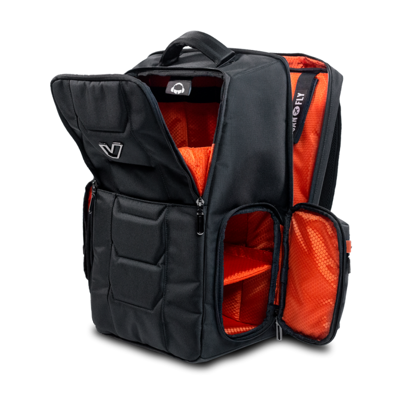 Gruv Gear - Club Bag Flight-Smart Tech Backpack (Classic noir/orange)
