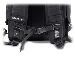 GRUV GEAR - CLUB BAG Karbon Edition - Flight Smart Tech Backpack (Noir)