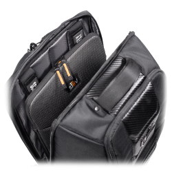 GRUV GEAR - CLUB BAG Karbon Edition - Flight Smart Tech Backpack (Noir)