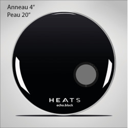 HEATS - Anneau de renfort 4“ Noir