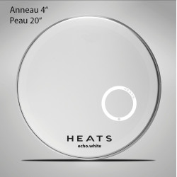 HEATS - Anneau de renfort 4" blanc - Grosse caisse