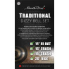 Cymbale Murat Diril - SET - TRADIONAL DIZZY SET BELL (4 cymbales)