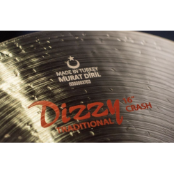 Cymbale Murat Diril - Crash Traditional 18" - Série Dizzy Bell set