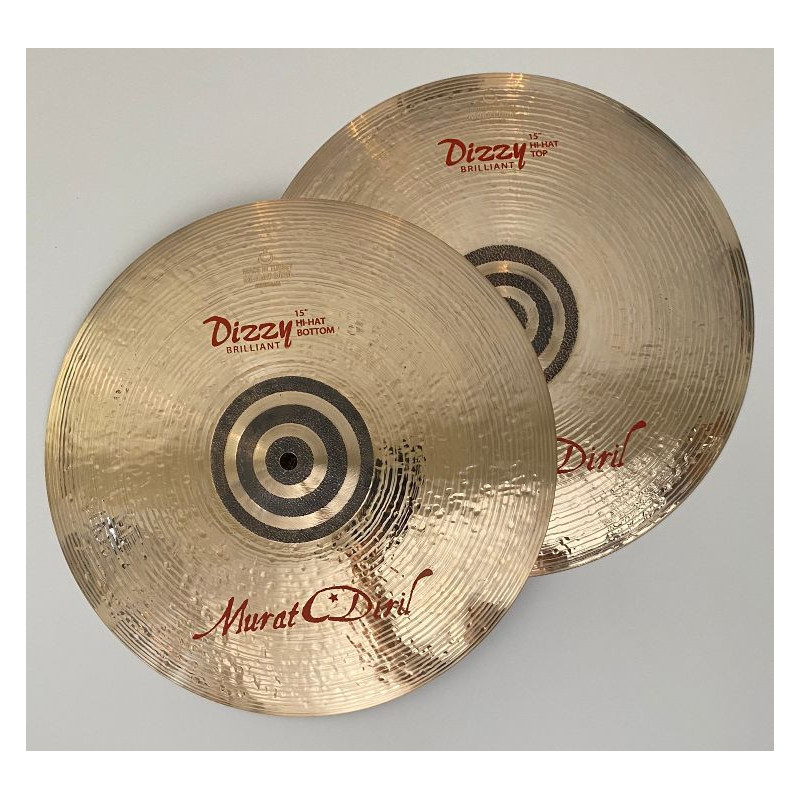 Cymbale Murat Diril - Hi Hat Brilliant 15" - Série Dizzy Bell set