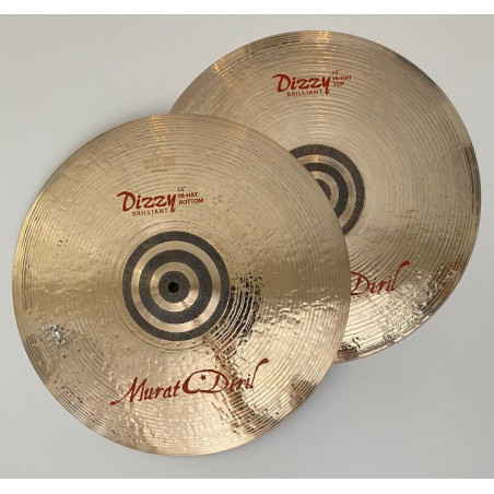 Cymbale Murat Diril - Hi Hat Brilliant 15" - Série Dizzy Bell set