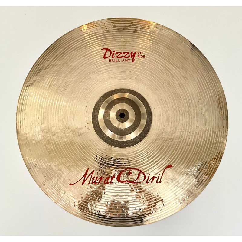 Cymbale Murat Diril - Ride Brilliant 21" - Série Dizzy Bell set
