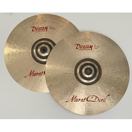 Cymbale Murat Diril - Hi Hat Traditional 14" - Série Dizzy Bell set