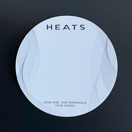 HEATS - PS1S Patch simple de grosse caisse blanc
