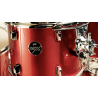 DS Drum - DSX SERIES - 20"10"12"14"+C.C 14"x5,5" - Candy red Sparkle