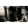 DS Drum - DSX SERIES - 20"10"12"14"+C.C 14"x5,5" - Black Sparkle