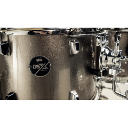 DS Drum - DSX SERIES - 22"10"12"16"+C.C 14"x5,5" - Titanium Sparkle