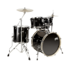 DS Drum - DSX SERIES - 22"10"12"16"+C.C 14"x5,5" - Black Sparkle