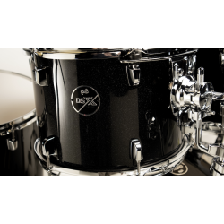 DS Drum - DSX SERIES - 22"10"12"16"+C.C 14"x5,5" - Black Sparkle