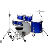 DS Drum - DSX SERIES - 20"10"12"14"+C.C 14"x5,5" - Blue Sparkle