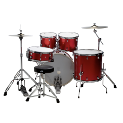 DS DRUM - DSX SERIES - 22"10"12"16"+C.C 14"x5,5" - Candy Red Sparkle