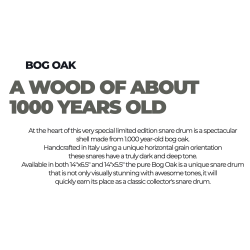 Caisse claire Mother Nature - DS DRUM : 14"x5,5" - Bog Oak