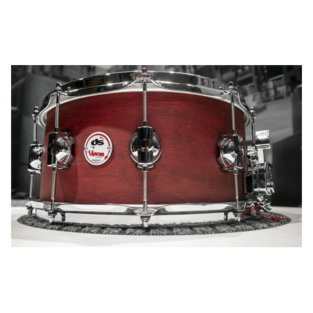 Caisse Claire - Venom : 14" x 6,5" (Erable US) - Brandy wine stain mat