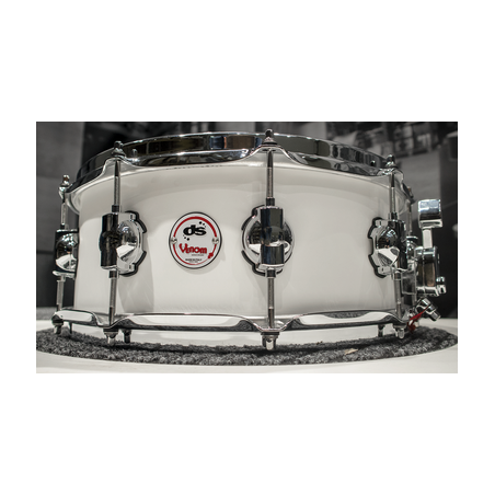 Caisse Claire - Venom : 14" x 6,5" (Erable US) - Snow white stain mat