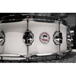 Caisse Claire - Venom : 14" x 6,5" (Erable US) - Snow white stain mat