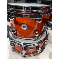 Rebel Custom Shop - 20" 10" 12" 16" & CC 14"x5,5" - Erable/Noyer - Yellow lacquer