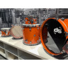 Rebel Custom Shop - 20" 10" 12" 16" & CC 14"x5,5" - Erable/Noyer - Yellow lacquer