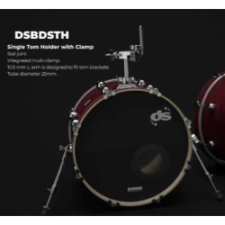 BASE TOM HOLDER & CLAMP - DS DRUM - The One Hardware (DS-BD-STH)