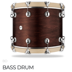 DS Drum - Bass Drum hoop natural - 100% mapple