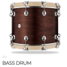 DS Drum - Bass Drum hoop natural - 100% mapple