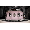 Caisse Claire - RCS : 14" x 6" (Birch/Mahogany) - White Pink Solid Satin