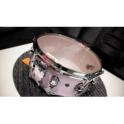 Caisse Claire - RCS : 14" x 6" (Birch/Mahogany) - White Pink Solid Satin
