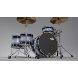 Venom Special Edition - 22" 10" 12" 16" - Erable Us/Ue - blue fade