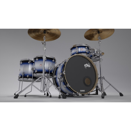 Venom Special Edition - 22" 10" 12" 16" - Erable Us/Ue - blue fade