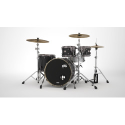 DS DRUM - VENOM - SPECIAL EDITION - Erable (US/UE) - BLACK SOLID SATIN