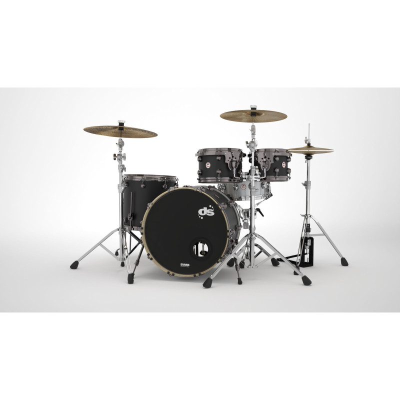 DS DRUM - VENOM - SPECIAL EDITION - Erable (US/UE) - BLACK SOLID SATIN