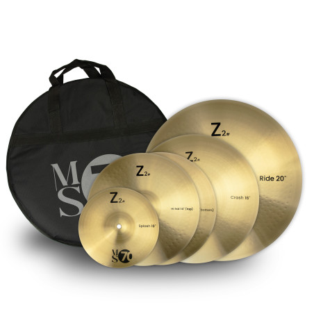 MS70 - Pack de cymbales Z2 (H14/C16/R20/S10 - Laiton)