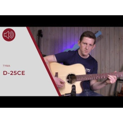 TYMA - Guitare Electro Acoustiques (Naturel) - D-25CE