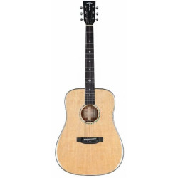 TYMA - Guitare Electro Acoustique (Naturel) - TD-10E