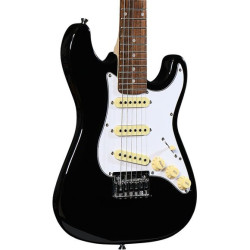 Beaton - Guitare électrique Gaucher enfants Legend (Noire) MINI LBK