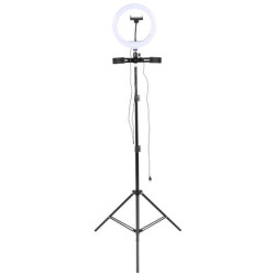 RECORD - Lampe Led circulaire + pied + support telephone LED-15