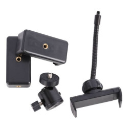 RECORD - Lampe Led circulaire + pied + support telephone LED-15