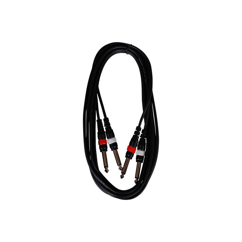 HiEnd - Câble 2 x jack vers 2 x jack (3 mètres)
