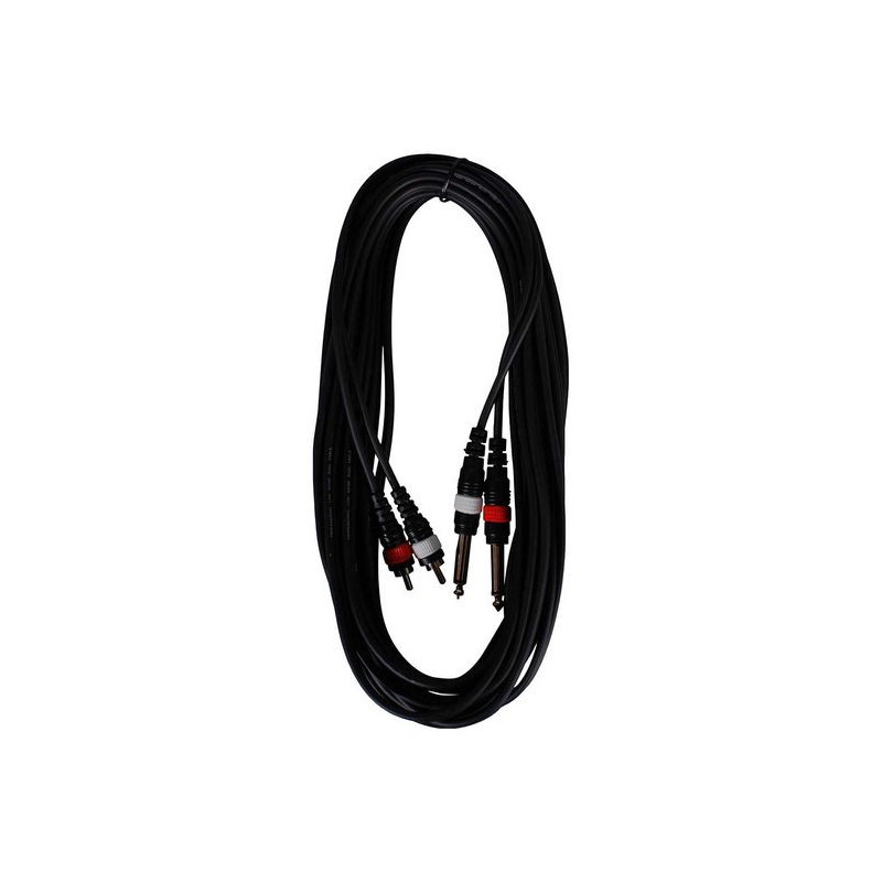 HiEnd - Câble 2 x jack pour câble 2 x phono (6 mètres)