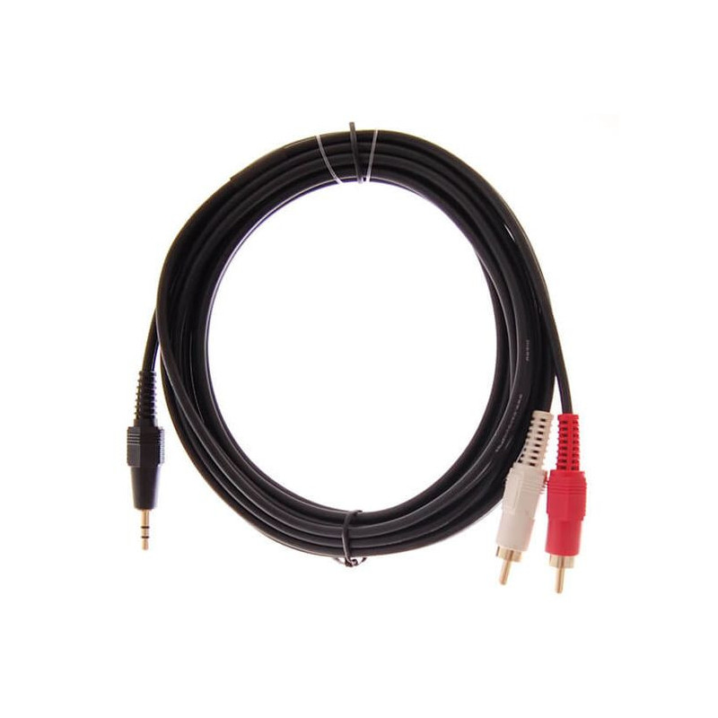 HiEnd - Câble 2 x phono vers mini jack, stéréo (3 mètres)